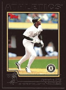 Jermaine Dye Oakland Athletics 2004 Topps Black #579 SN /53 - Picture 1 of 2