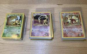 Koga, Blaine, & Sabrina Gym Challenge Theme Decks Pokémon - Cards Only w/ Holos - Picture 1 of 24