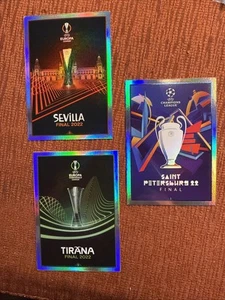 2021-22 Topps Match Attax Champions & Europa League Extra Competition Finals Set - Picture 1 of 1