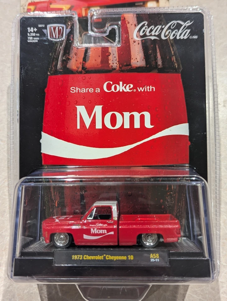 M2 Machines 1973 Chevrolet Cheyenne 10 Coca-Cola "MOM" Ltd. Ed. 1/9,250 - Image 1 of 1