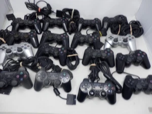 32 Stück PS2 Playstation 2 Dualshock kabelgebundene Controller für Teile oder Reparatur - Bild 1 von 10