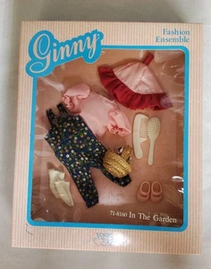 Bambola Ginny vintage 1988 fashion ensemble 71-8160 in giardino vestiti - Foto 1 di 8