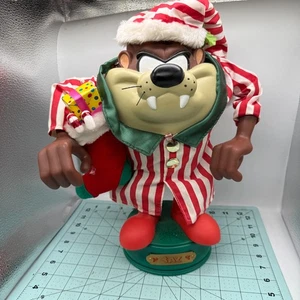 Figurina natalizia animata Looney Tunes Taz Diavolo della Tasmania 1997 non testata. - Foto 1 di 11
