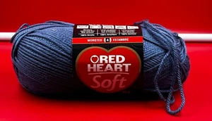 Red Heart Soft Blue Moyen 5 oz 256 yardas 234 m - Imagen 1 de 1