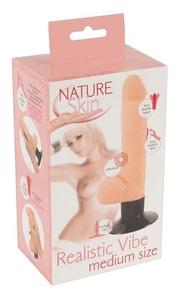 Nature Skin Realistic Vibe M, Naturvibrator, realistischer Vibrator mit Saugfuß - Bild 1 von 7