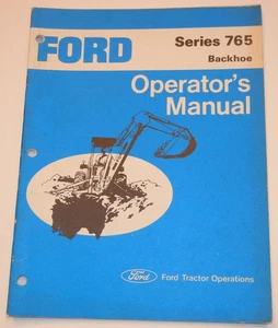 Ford New Holland Traktor Serie 765 Baggerlader original OEM Bediener Serviceanleitung - Bild 1 von 2