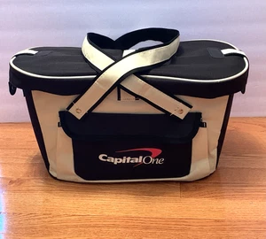 Capital One Insulated Cooler Bag Food Drink Storage Travel Sporting Events - Picture 1 of 14