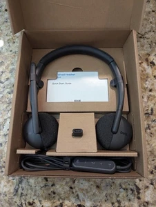 Dell Wired Headset WH3024 Noise Canceling - Picture 1 of 5