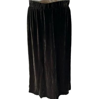 NUEVO CON ETIQUETAS ❤️ Falda Midi Terciopelo Eileen Fisher, Talla S/P Foto 1 de 4