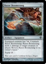 WOTC MtG Worldwake Razor Boomerang (U) (x4) NM