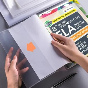 10PCS A4/16K/A5 Plastic Book Cover File Book Protection Cover - Picture 1 of 10
