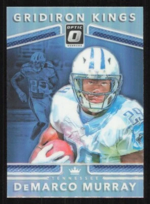 2017 Optic DeMARCO MURRAY Gridiron Kings Silver Prizm card #26 TENNESSEE TITANS - Image 1 of 2