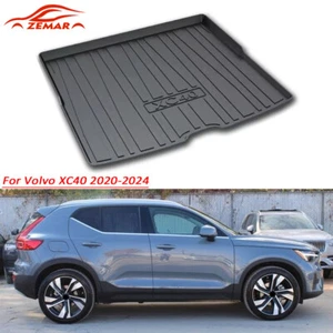 Rear Trunk Mat Cargo Tray Boot Liner Floor Mat Carpet A For Volvo XC40 2020-2024 - Imagen 1 de 6