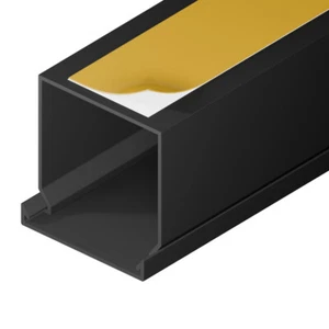 Goulotte électrique PVC auto-adhésif - anthracite - 40x40mm – 2m – EDO TECHNIC - Imagen 1 de 5