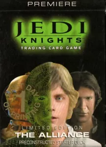 JEDI KNIGHTS - THE ALLIANCE - STARTER DECK - LIMITED EDITION - TRADING CARD GAME - Picture 1 of 2