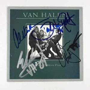 VAN HALEN SIGNED PHOTO WOMEN & CHILDREN FIRST ALL 4 AUTOGRAPH 8X10 REPRINT - Picture 1 of 2