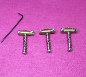 Juego de 3 sillas de montar Fender Squier Squire Telecaster Bridge - Imagen 1 de 4