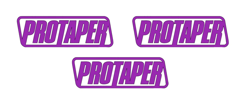 PROTAPER    DIE-CUT  Decal  Sticker   (  3 PCS )  Offroad  RC Truck NEW - Image 1 of 1