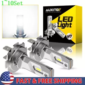 H7 LED Headlight Bulbs Beam High/Low 6500K Super Bright White Lights 1-10Set - Picture 1 of 11