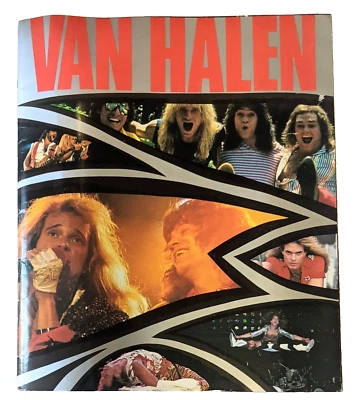 VAN HALEN Magazine Tour Program Eddie Van Halen David Lee Roth 1980s Rock Rare - Image 1 of 4
