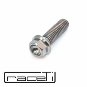 M6 18mm Titanium Hex Head Flange Bolt Screw  Ti Grade 5 CNC 18 x 1.0 Ultra Light - Picture 1 of 2
