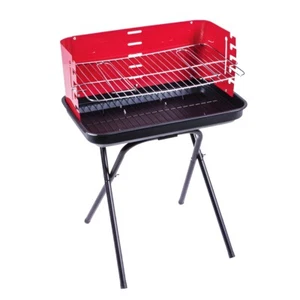 Barbecue Rettangolare Pieghevole con Altezza Griglia Regolabile su 4 Livelli - Imagen 1 de 5