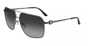 Salvatore Ferragamo Navigator Sonnenbrille Herren dunkel Ruthenium SF238S 069 62 - Bild 1 von 1