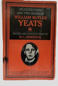 Selected Poems & Two Plays: W.B.Yeats-1966 Collier Pb Ed Poetry/Drama/Literature - Picture 1 of 11