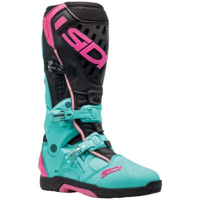 Sidi Crossair Off-Road Boots Mint/Black/Pink EU 48 US 13.5 - Image 1 of 4