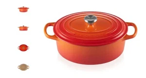 Le Creuset Signature Volcanic Cast Iron 29cm Oval Casserole 4.7l RP£309 - Picture 1 of 11