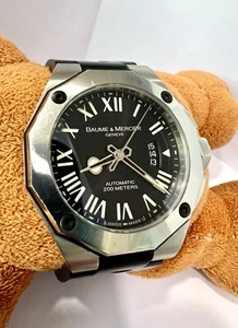 BAUME MERCIER AUTOMATIC DIVER RIVIERA MAGNUM XXL REF 65655 MENS WATCH 46mm - Picture 1 of 24