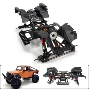 313mm Wheelbase Chassis Kit &Planetary Gear 2Speed Transmission For 1/10 SCX10II - Picture 1 of 13