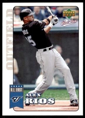 2006 Upper Deck First Pitch Alex Rios Toronto Blue Jays #201 Foto 1 de 2