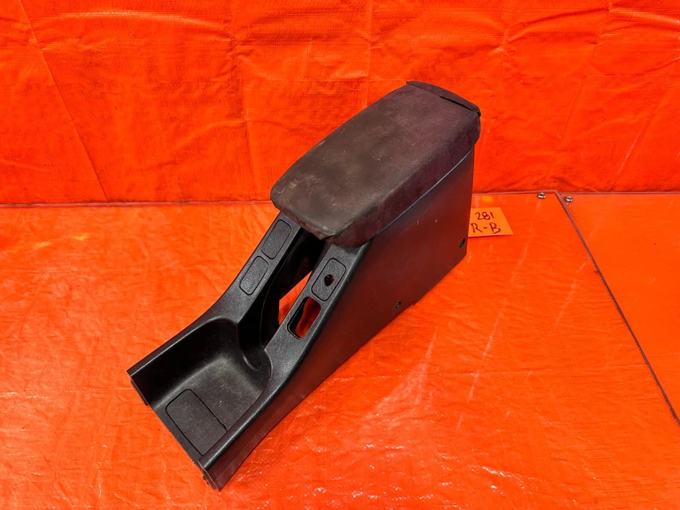 94 - 01 ACURA INTEGRA - CENTER CONSOLE ARM REST - GRAY LEATHER OEM FACTORY 281 - Image 1 of 4