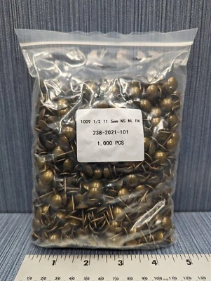 Lot of 1000 x Upholstery Tacks 1/2" 11.5 mm 238-2021-101 Decorative Nails - Image 1 of 2