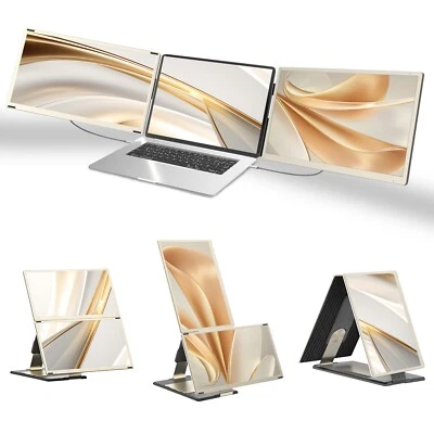 KEFEYA S6 15.6" FHD Laptop Screen Extender Triple Laptop Portable Monitor HDMI🔥