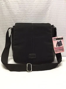 NWT Black Nylon Camcorder, Digital Camera Shoulder Bag, Purse, Bag - Picture 1 of 7