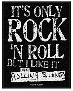 Rolling Stones Es Ist Nur Rock N Roll Aber.. Aufnäher 100Mm X 75Mm (Rz) - Picture 1 of 1