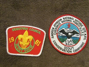Vintage Pfadfinderpatches, Tennessee, 1981 und 1987 - Bild 1 von 1