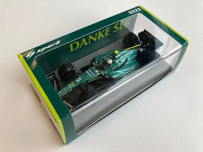 1/43 Spark S8552 Aston Martin AMR22 Sebastian Vettel Abu Dhabi GP 2022 Last Race - Bild 1 von 3