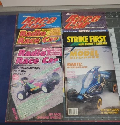 VINTAGE RC   MAGAZINE LOT OF 6 88,90,91Rc10 jrx2 optima tamiya Rare Radio Race C - Image 1 of 4