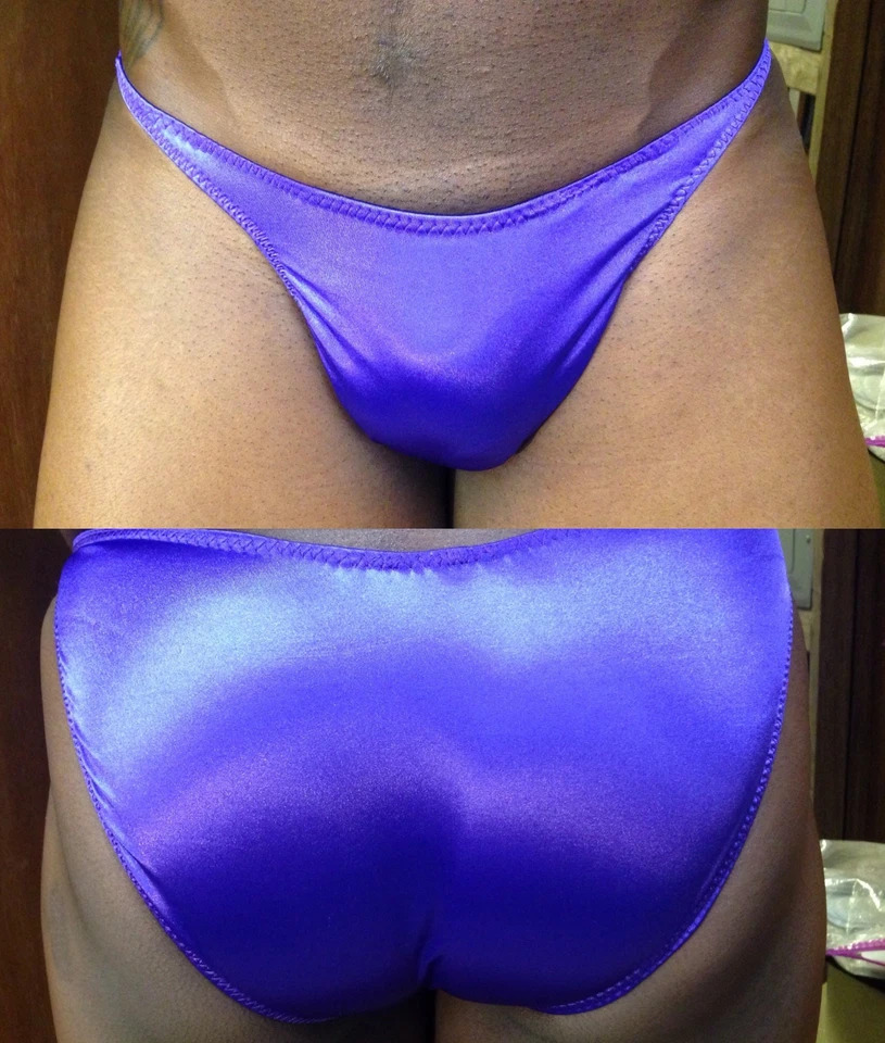 Traje de baño para hombre NPC FLEX PÚRPURA SATINADO SPANDEX COMPETICIÓN POSANDO BAÑADOR ENVÍO GRATUITO Foto 1 de 1