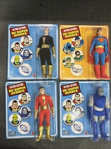 2009-10 Mattel DC Superheroes Retro-action Set Of 4 - Picture 1 of 6