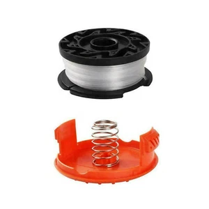 Spool Line+Cap+Spool Spring For Black & Decker Spare String Trimmer Strimmer - Picture 1 of 9