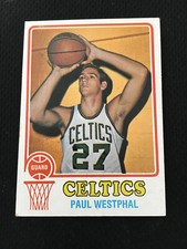 PAUL WESTPHAL ROOKIE TOPPS 1973 BOSTON CELTICS RC LEGEND HOF  BASKETBALL  CARD !