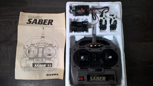 SANWA DASH SABER X TRANSMITTER RECEIVER CONTROLLER 27Mhz attack R amocs kyosho - Picture 1 of 11