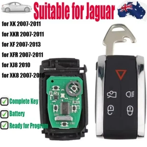 Complete Remote Transponder Key Fob Fits for Jaguar XF XF XFR XK XKR 2007-2013 - Picture 1 of 4