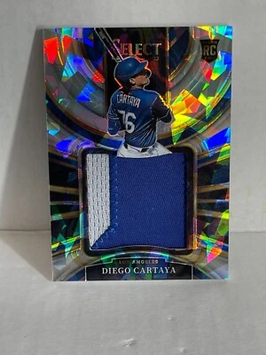 Diego Cartaya 2023 Panini Select Cracked Ice Patch  /23 - Image 1 of 2