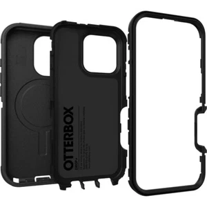 $65 Otterbox Defender Series Pro for Apple iPhone 16 Pro MagSafe Case Black - Picture 1 of 7