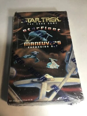 Star Trek The Card Game Starfleet Maneuvers Expansion Set Factory Sealed Box - Image 1 of 4